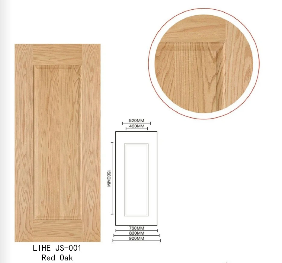 Entrance Wooden Panel Veneer Skin for Home Decoration Door